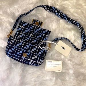 Brand new with tags! FENDI X JOSHUA VIDES Nylon Cloudy Mini Belt Baguette Bag